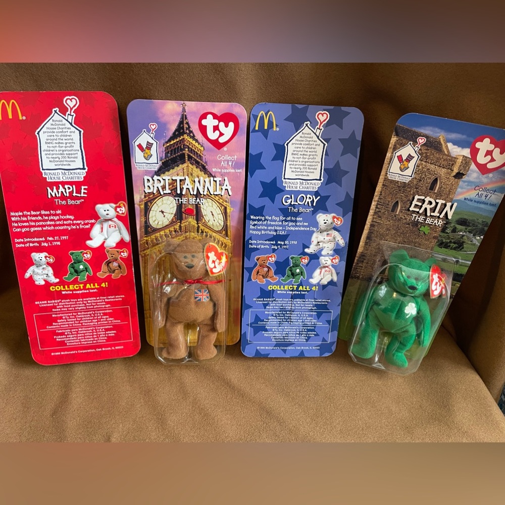 McDonald's Beanie Baby International Bears